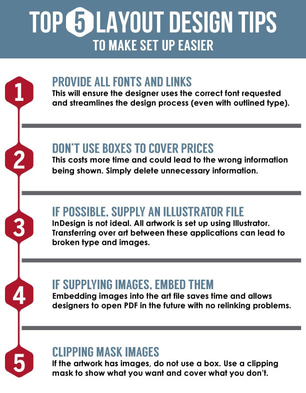 5 DESIGN SETUP TOP TIPS