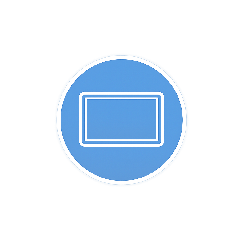 Scrolling marquee display icon