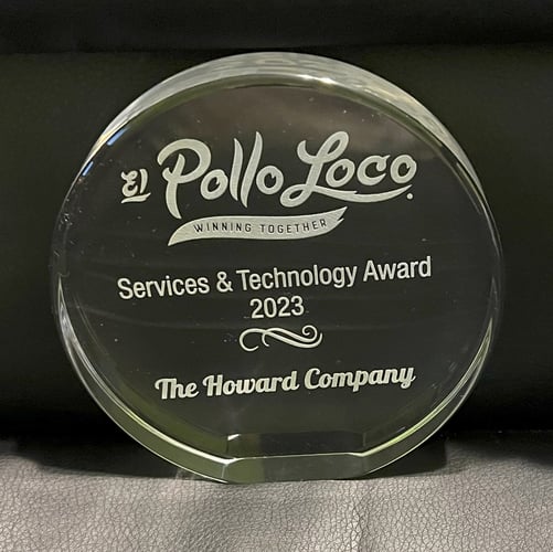 The Howard Company Honored with Services and Technology Award from El Pollo Loco