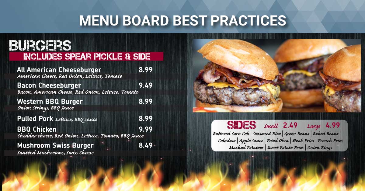 Menu Board Best Practices