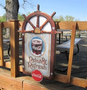 Picnic area sign at Lake Winnie Picnic area sign at Lake Winnie