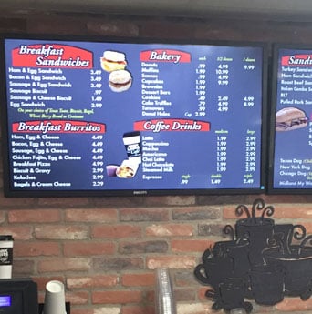 Digital Menus