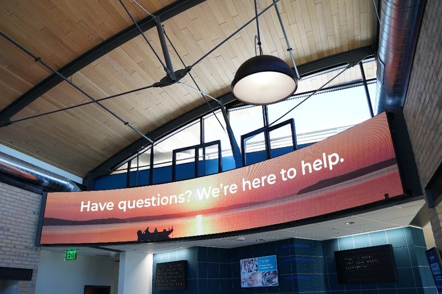 Landmark Credit Union DVLED Screen