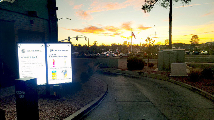 Dispensary Drive-Thru Menu Board Dispensary Drive-Thru Menu Board
