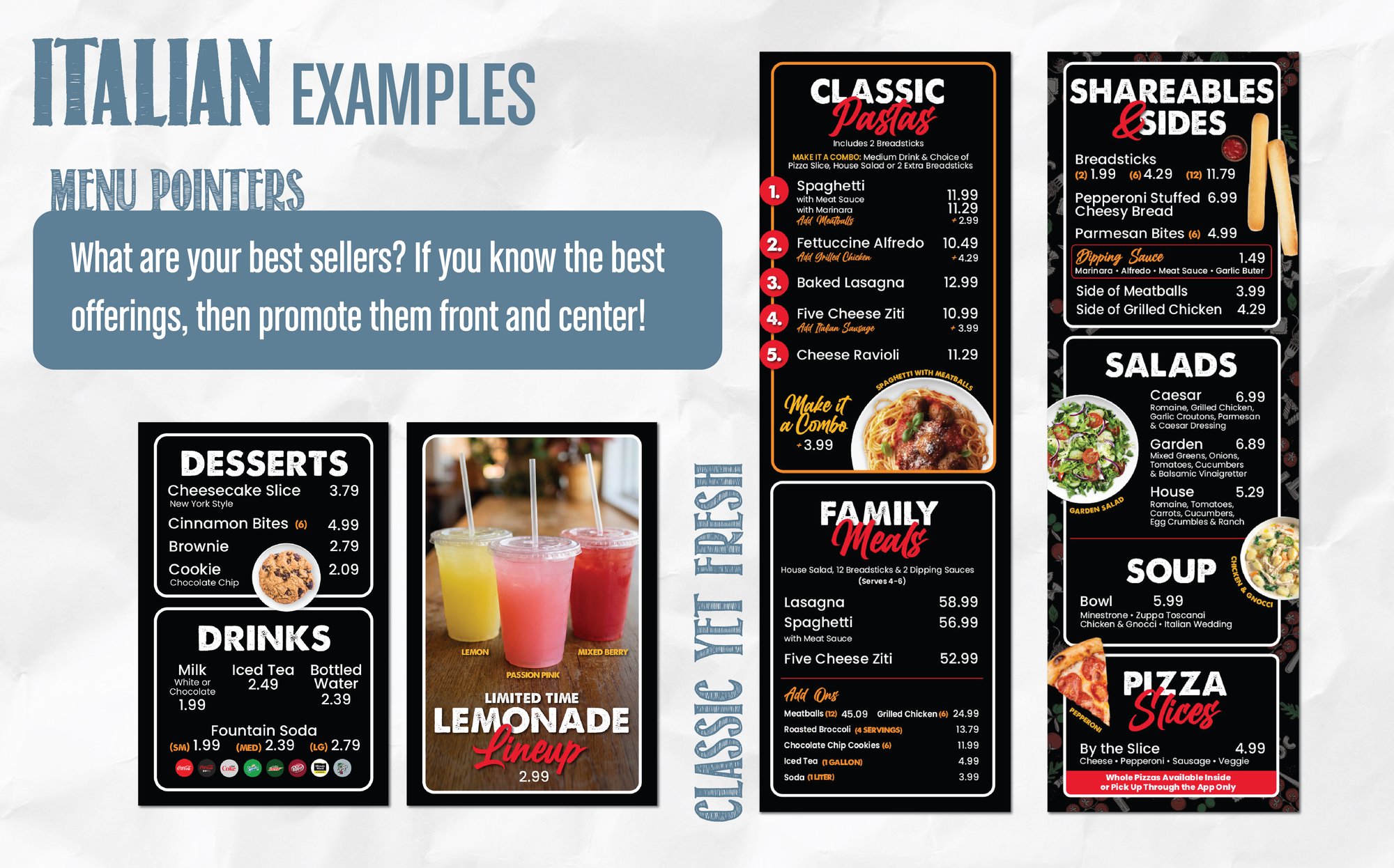 Italian Menu Board graphic design expert tips Italian Menu Board graphic design expert tips