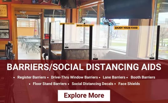 Barriers and Social Distancing Aids