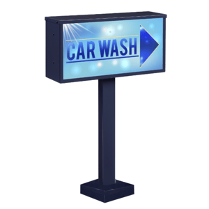 Directional Sign (Car Wash)