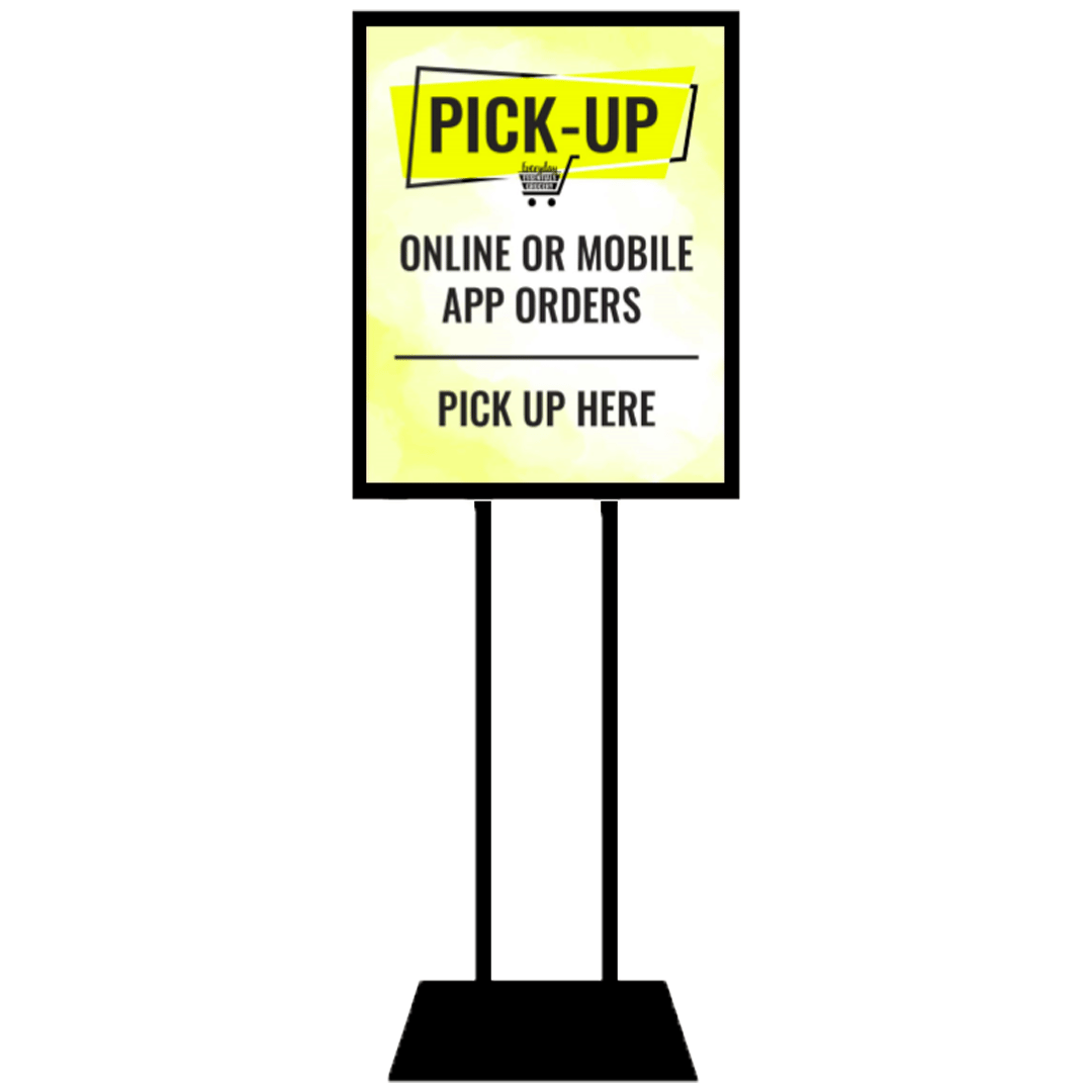 Stanchion Sign (Grocery Stores)