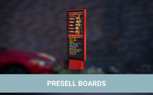 Drive-Thru Presell Boards