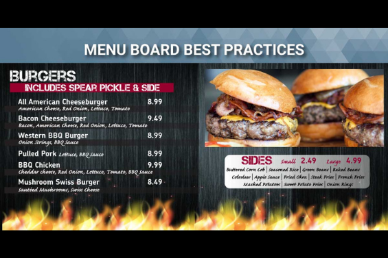 Menu Board Best Practices