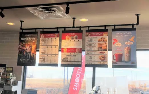 Indoor Menu Boards For Independent Restaurants