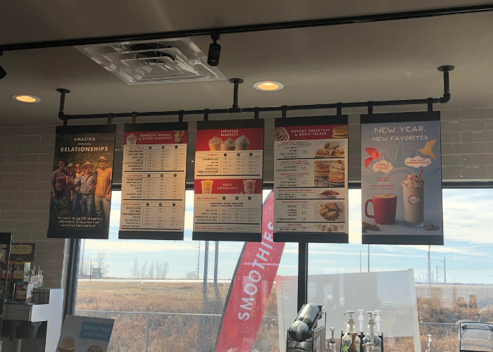 Indoor Menu Boards