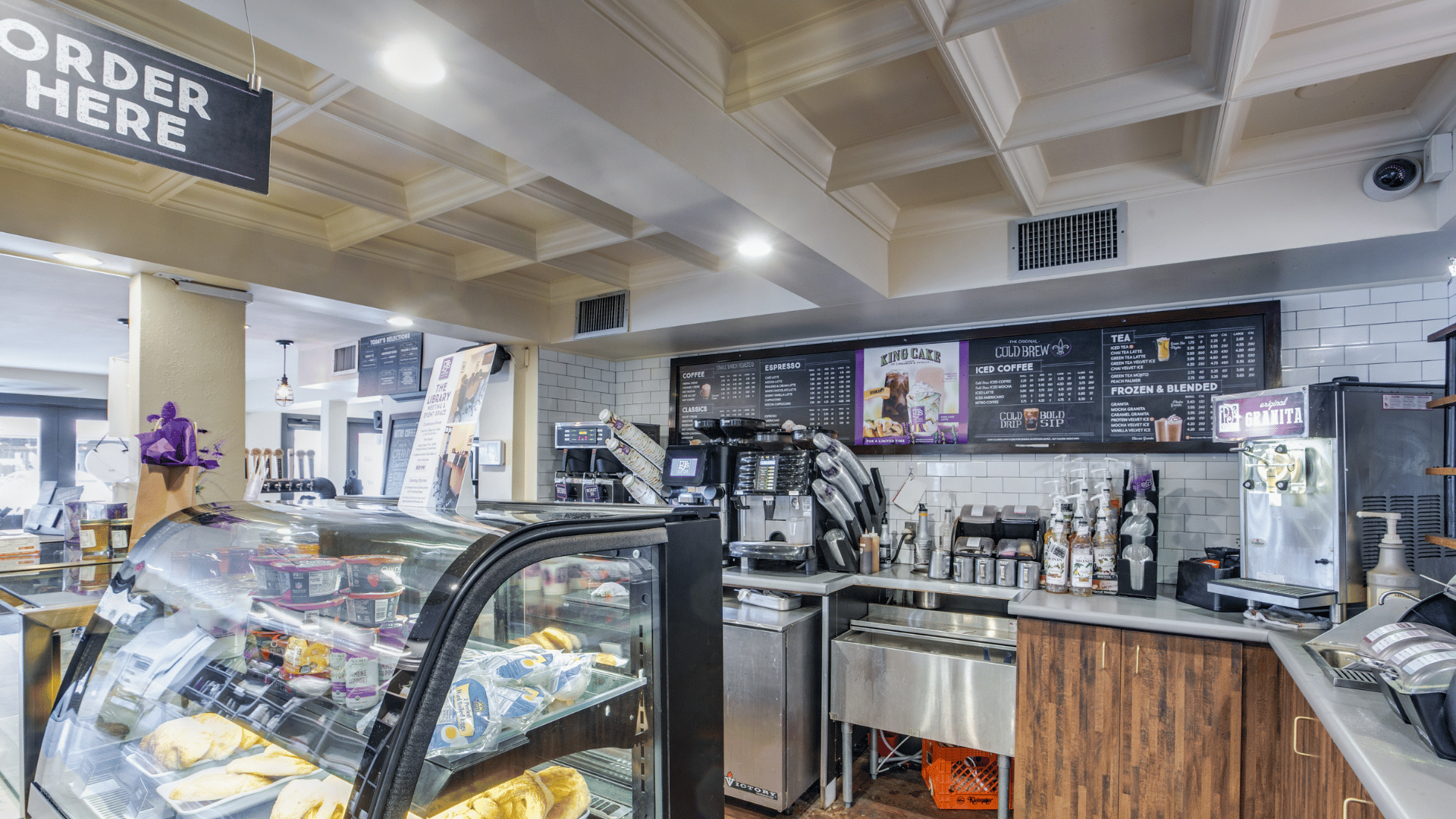 PJs Coffee of New Orleans Indoor Menu Board 1920 x 1080