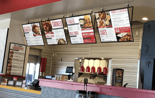 Digital Displays For Restaurant Chains