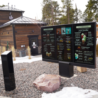 The Human Bean: Drive-Thru Flex Digital Menu Board