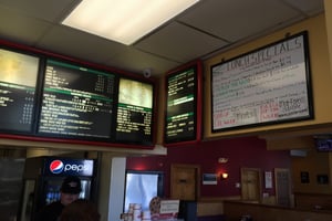 Bad Indoor Menu Board