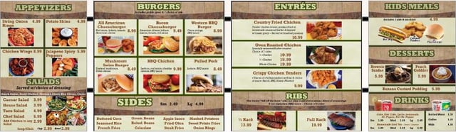 BBQ Concept Menu Board