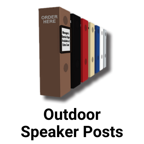 Drive-Thru Outdoor Speaker Posts