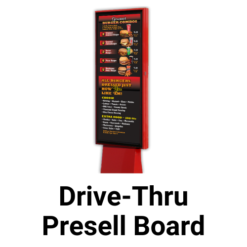 Drive-Thru Presell Board