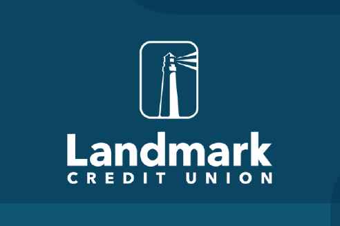 Landmark Credit Union logo - bank and credit union drive-thru systems by The Howard Company
