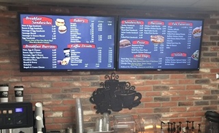 Kent Kwik Digital menu board