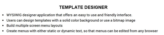 template designer details