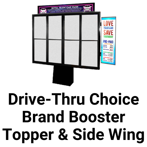 Drive-Thru Choice Brand Booster Topper & Wing