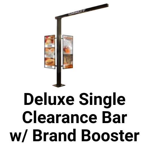 Drive-Thru Deluxe Single Clearance Bar With Brand Booster