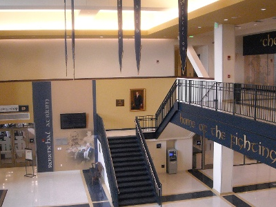 Branding Notre Dame New Purcell Pavillion Lobby 400x300 Branding Notre Dame New Purcell Pavillion Lobby 400x300