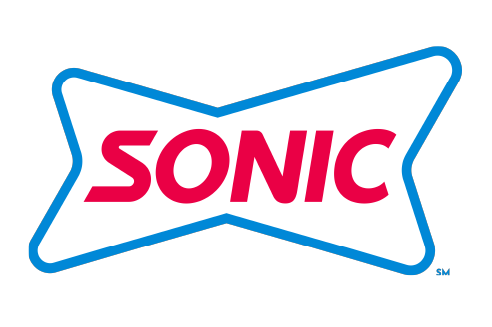 Sonic Drive-In logo - drive-thru communication systems by The Howard Company