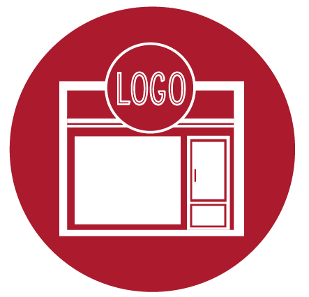 RED EXTERIOR SIGN ICON RED EXTERIOR SIGN ICON