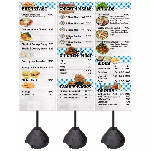 Movable Menu Board