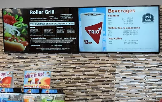 Digital Displays For Convenience Stores