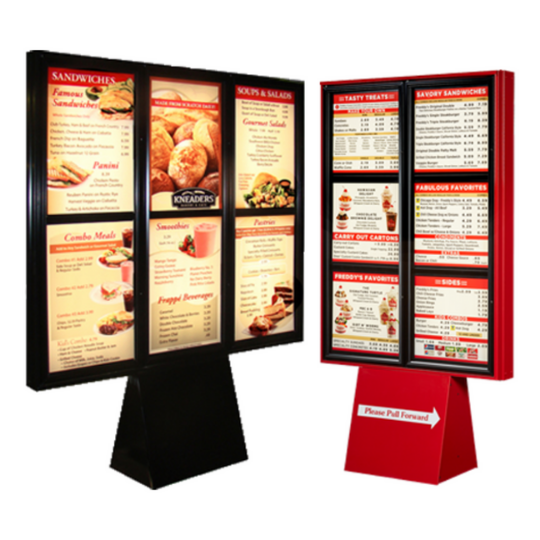 Drive-Thru Print Static (Choice) Menu Boards 540 x 540